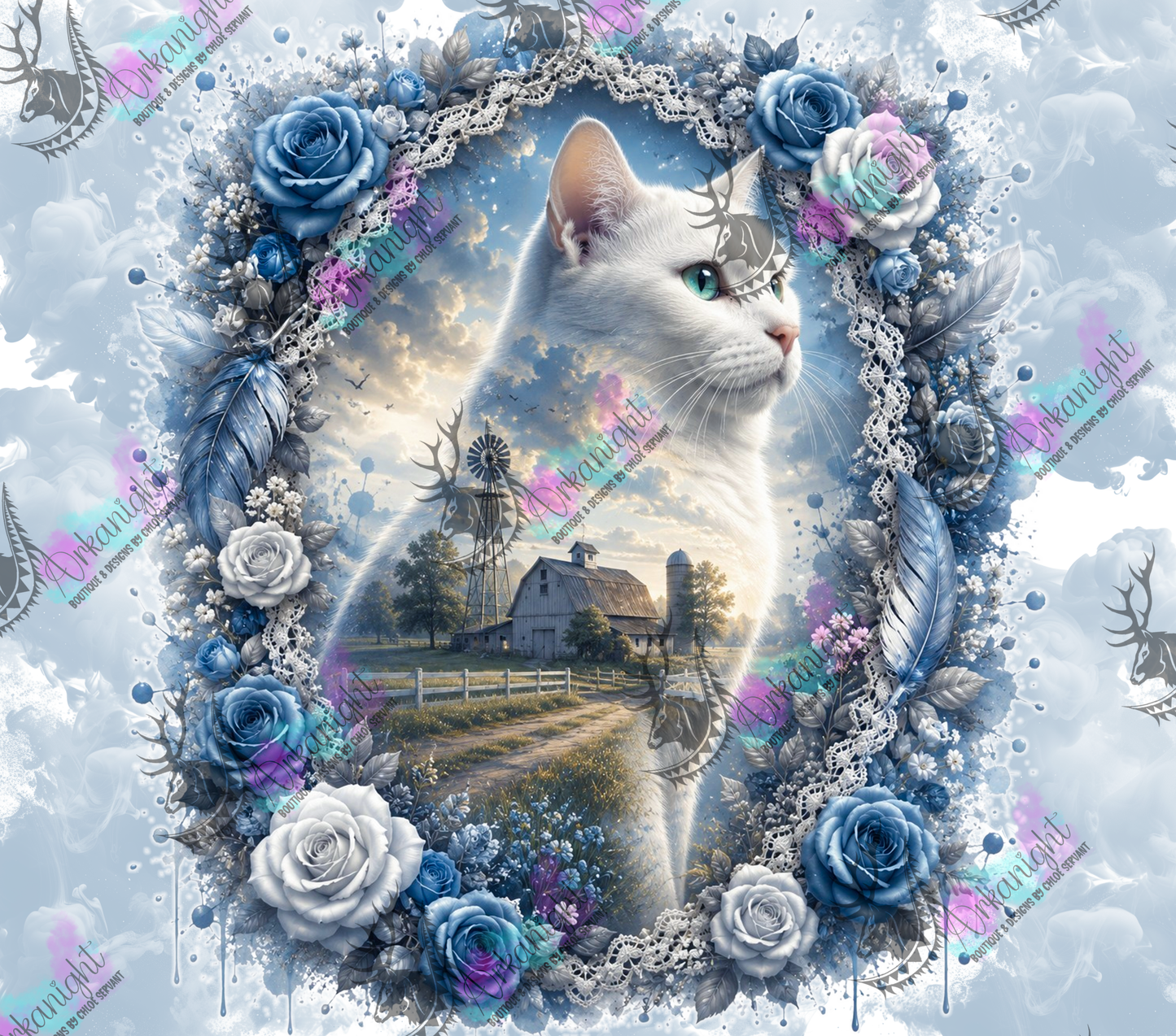 Numérique - Collection Boho 2026 -   Double Exposition ♡ Portrait ♡ Tyson