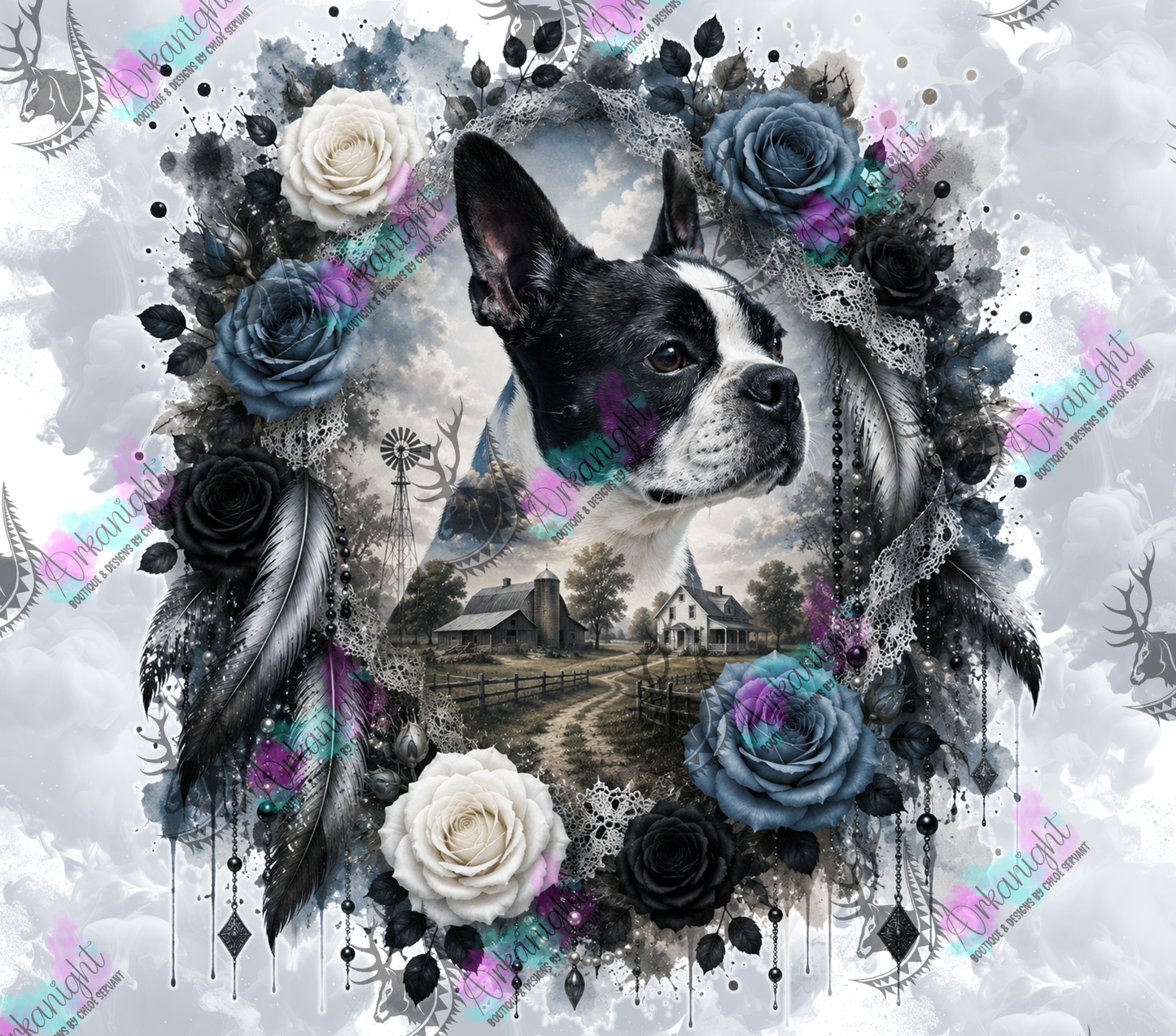 Numérique - Collection Boho 2026 -   Double Exposition ♡ Portrait ♡ Zak