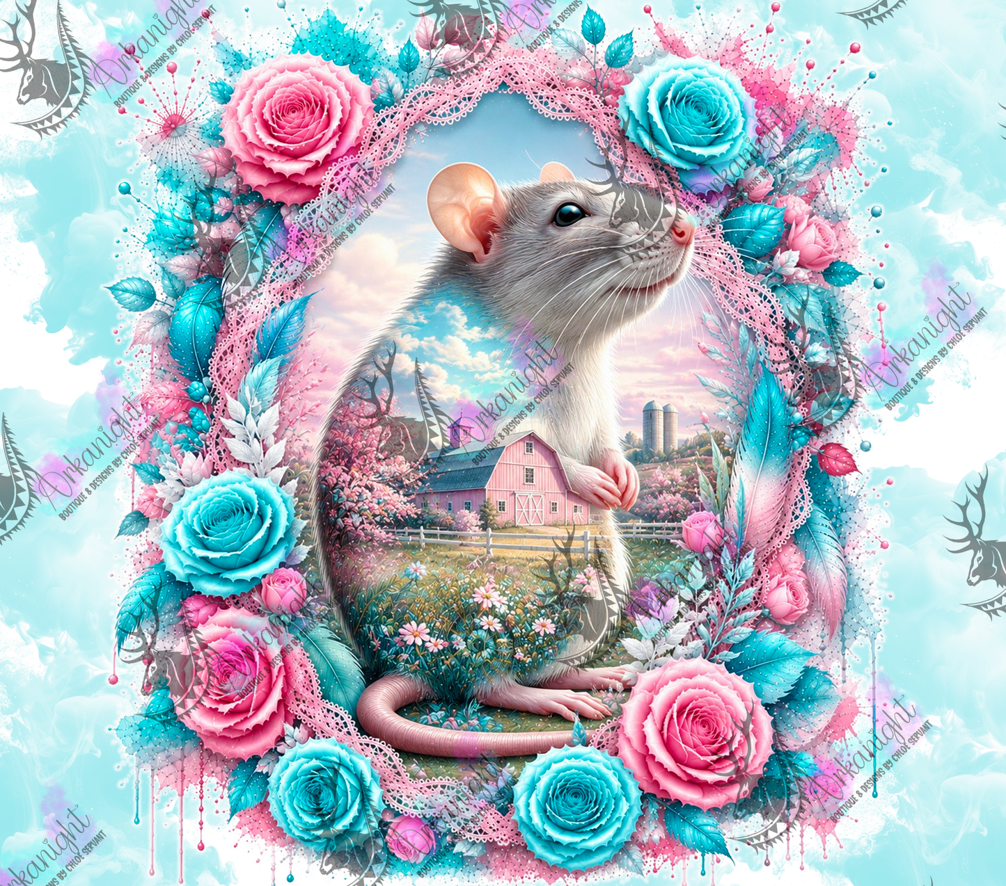 Numérique - Collection Boho 2026 -   Double Exposition ♡ Rat