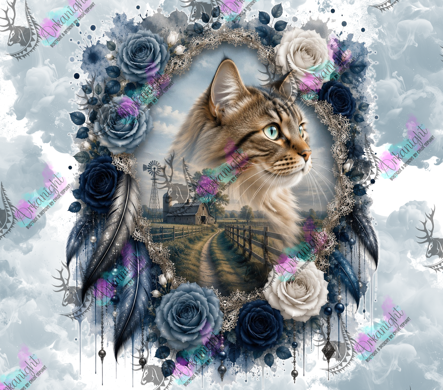Numérique - Collection Boho 2026 -   Double Exposition ♡ Portrait ♡ Jack