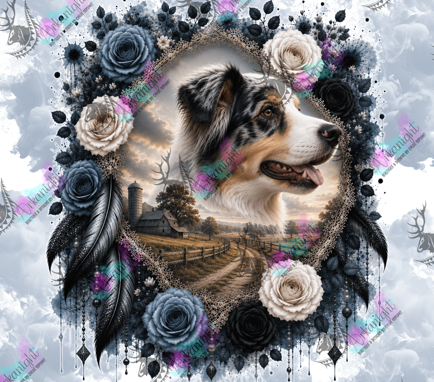 Numérique - Collection Boho 2026 -   Double Exposition ♡ Portrait ♡ Everest
