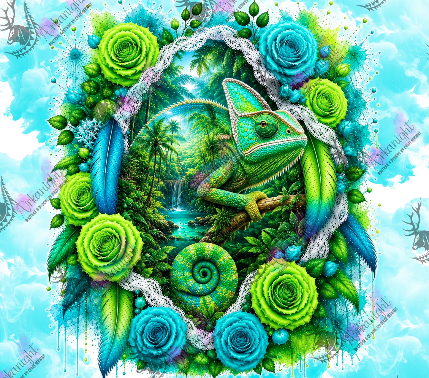 Numérique - Collection Boho 2026 -   Double Exposition ♡ Caméléon