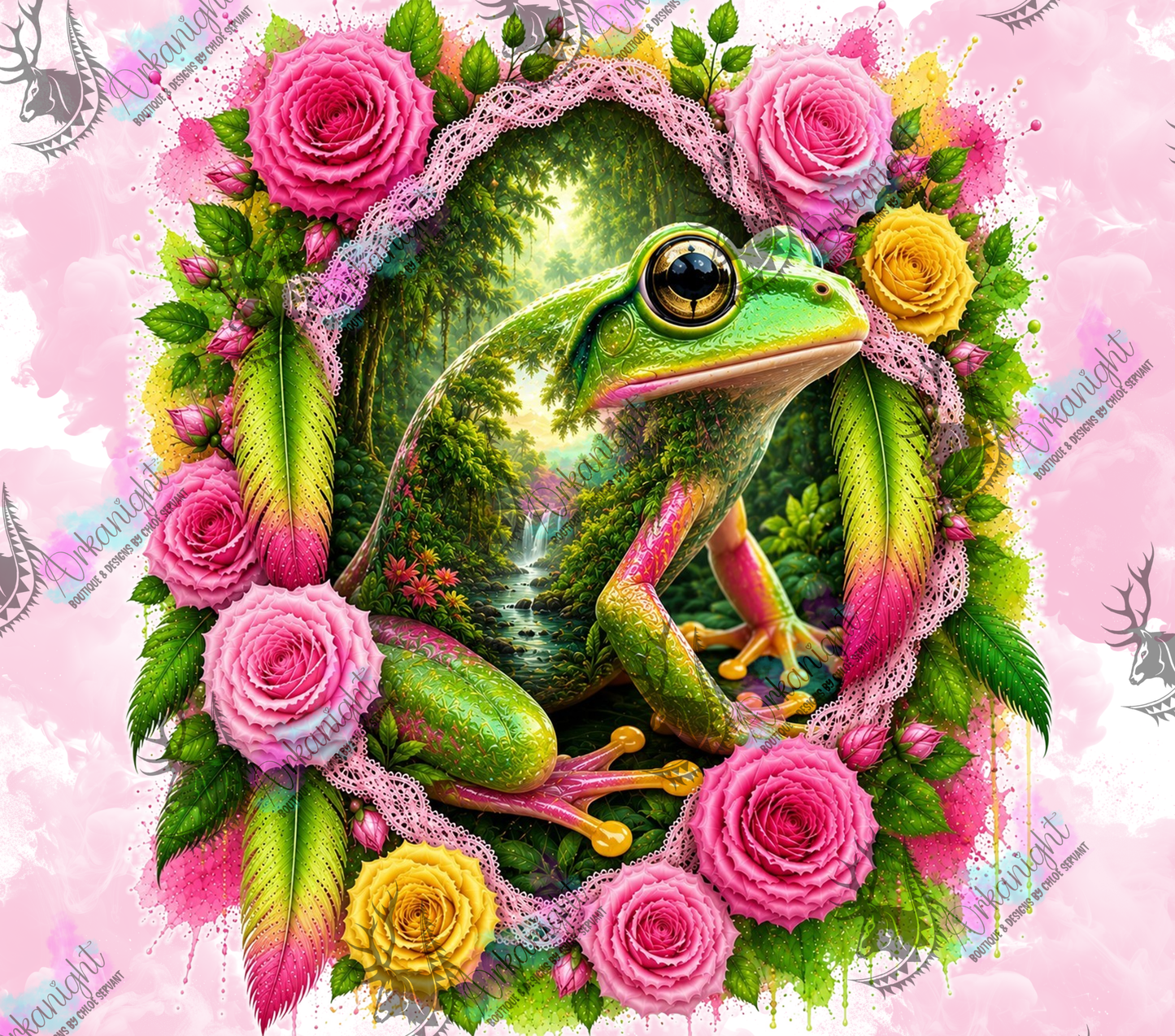 Numérique - Collection Boho 2026 -   Double Exposition ♡ Grenouille