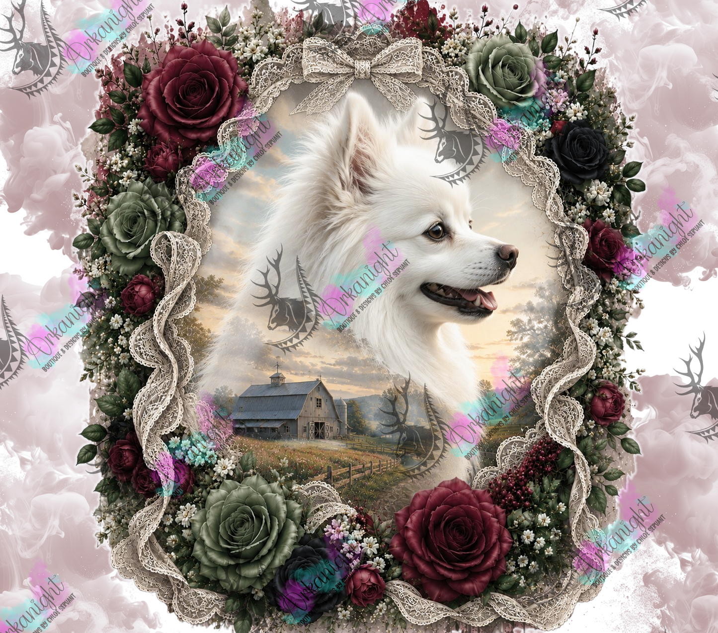 Numérique - Collection Boho 2026 -   Double Exposition ♡ Portrait ♡ Laïka