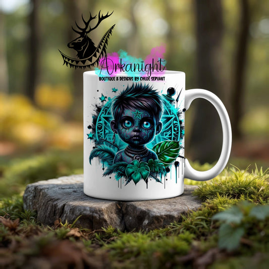 Numérique - Tasse en céramique - Collection Halloween & Witchy ♡ Voodo Boy