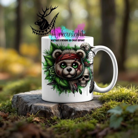 Numérique - Tasse en céramique - Collection Halloween & Witchy ♡ Psycho Ours