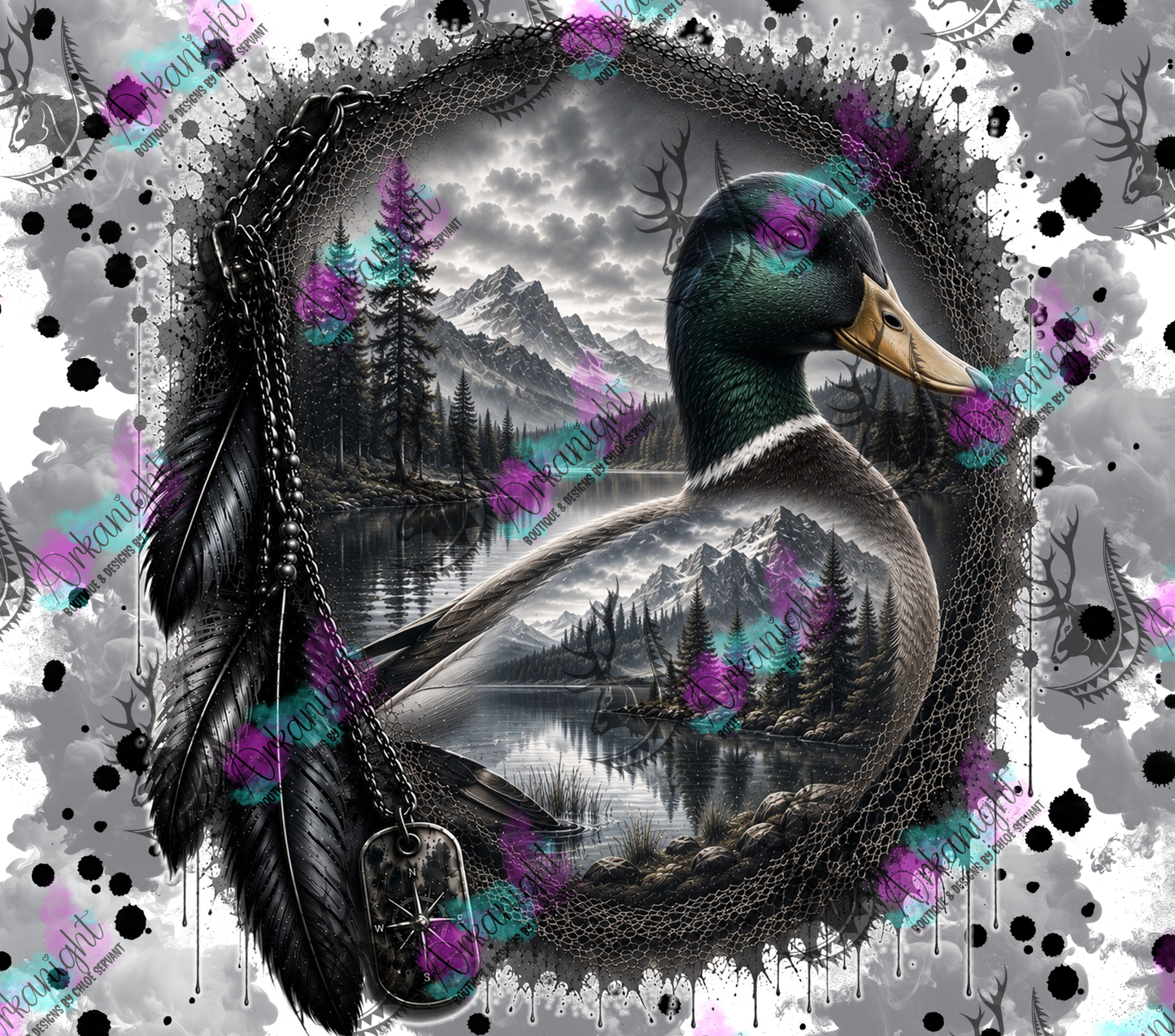 Numérique - Collection Boho 2026 -   Double Exposition ♡ Version masculine ♡ Canard