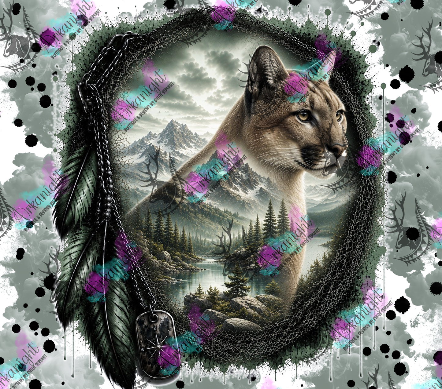 Numérique - Collection Boho 2026 -   Double Exposition ♡ Version masculine ♡ Puma