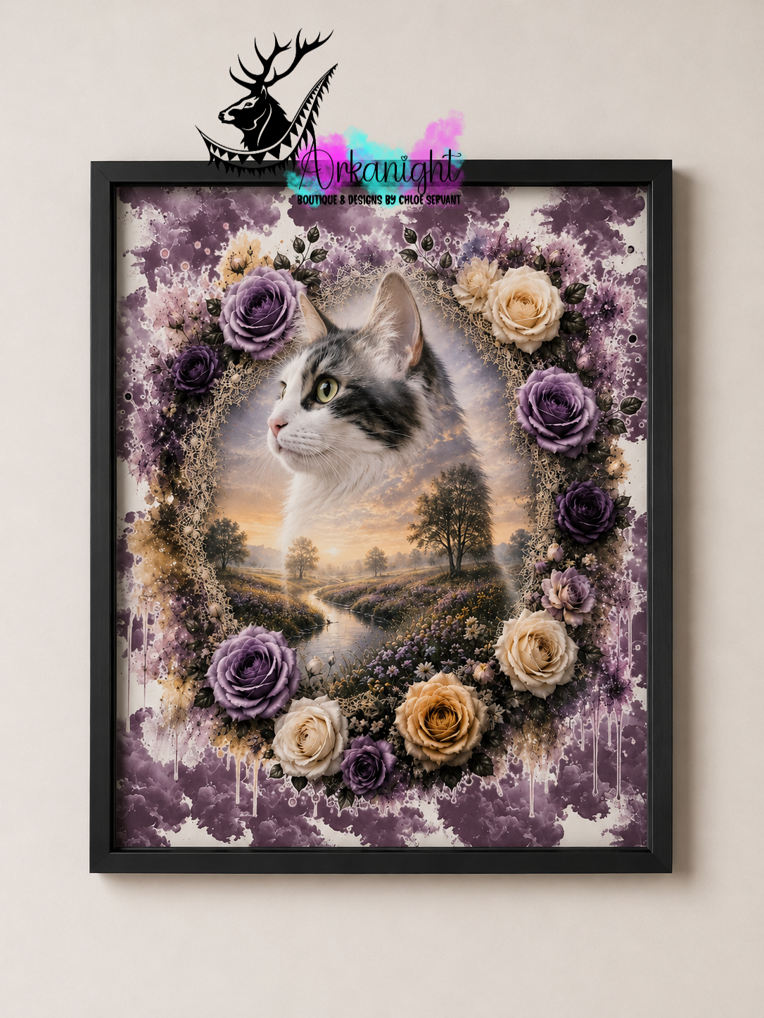 Plaque en Aluminium Portrait