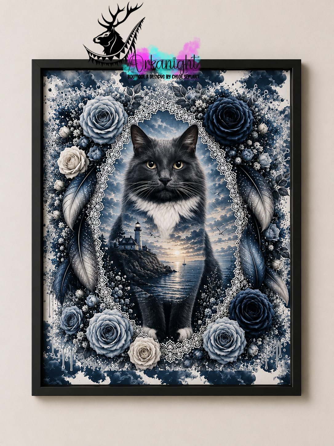 Plaque en Aluminium Portrait