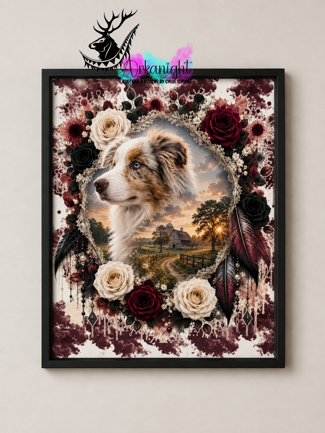 Plaque en Aluminium Portrait
