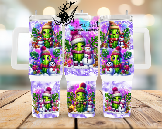 Numérique 40 oz ♡ Collection Hiver ♡ Cornichons Mauves