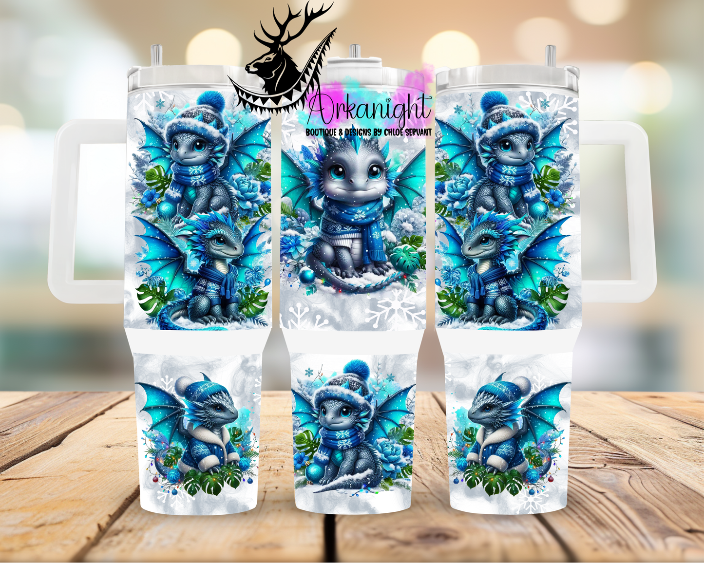 Numérique 40 oz ♡ Collection Hiver ♡ Dragon