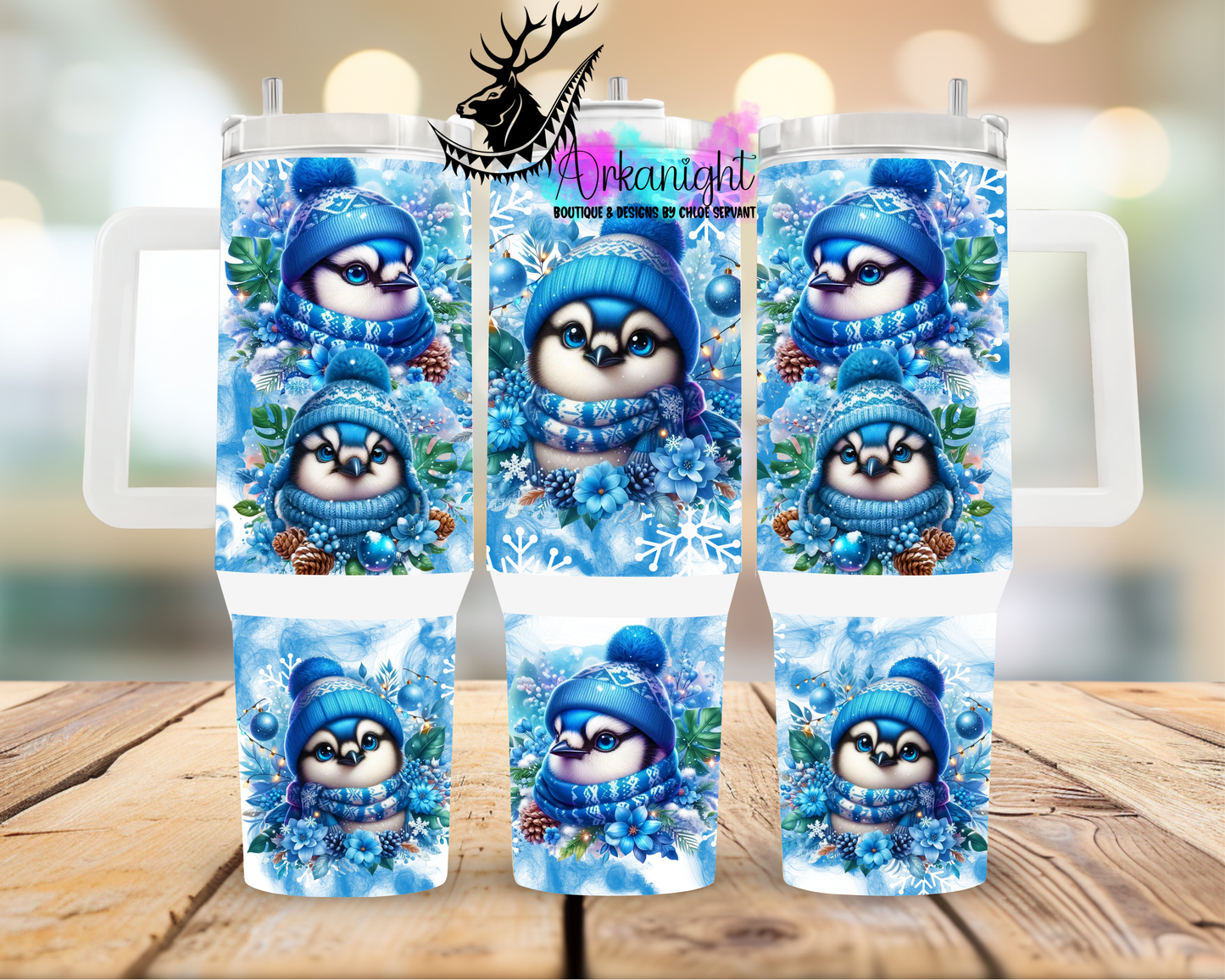Numérique 40 oz ♡ Collection Hiver ♡ Geai Bleu