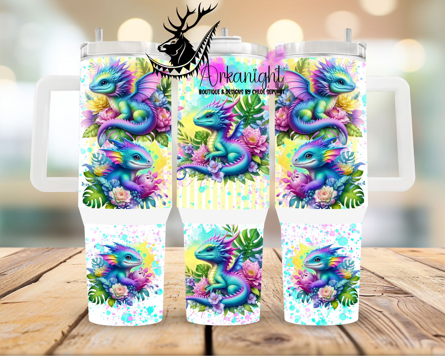 Numérique 40 oz ♡ Collection Dragon ♡ Pastelle