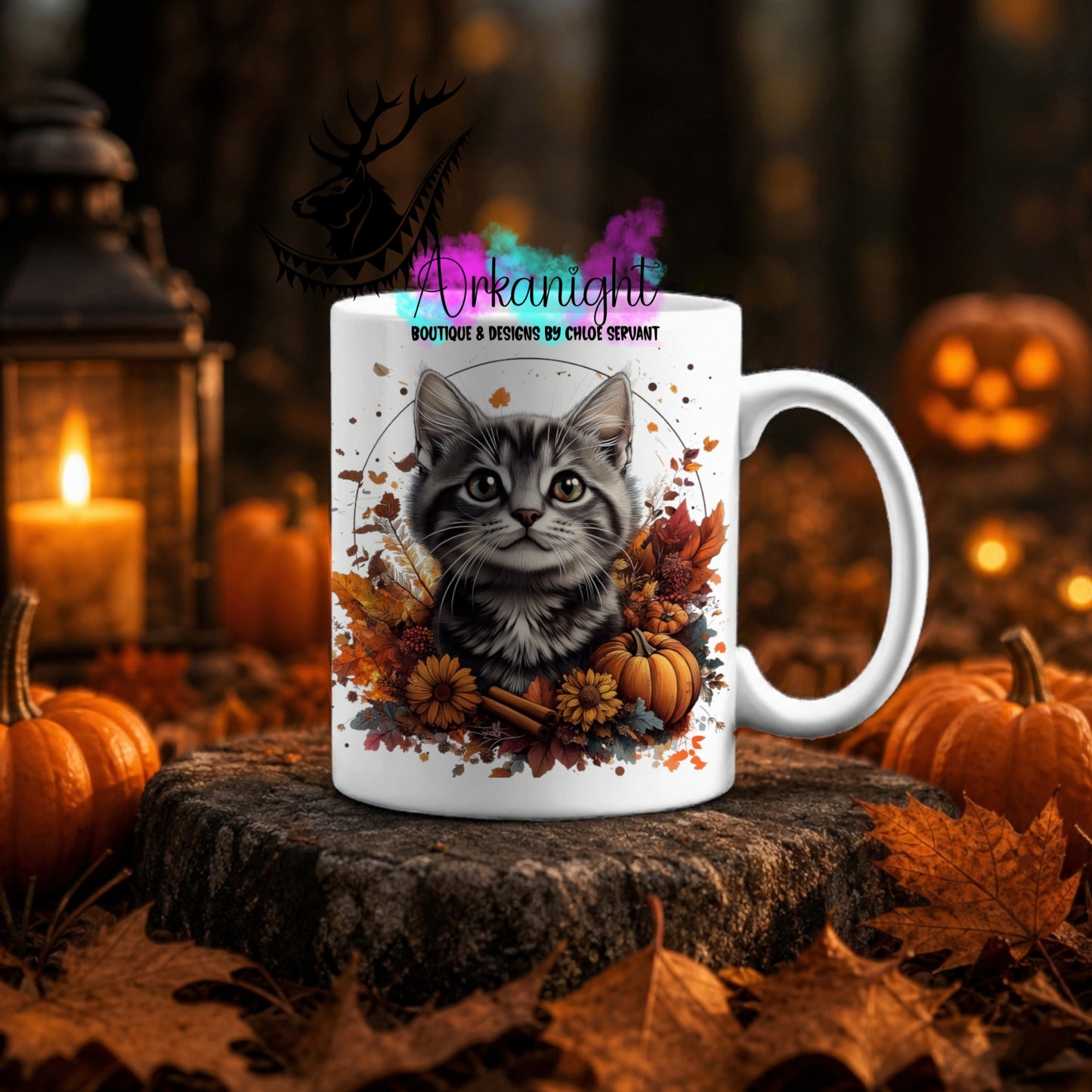 Numérique - Tasse en céramique - Collection Automne ♡ Chat - 08