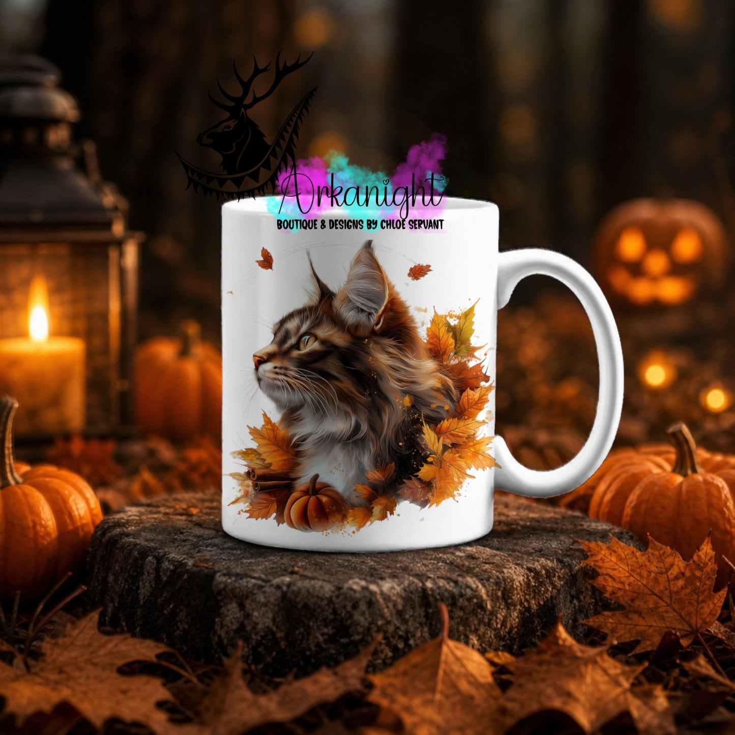 Numérique - Tasse en céramique - Collection Automne ♡ Chat - 07