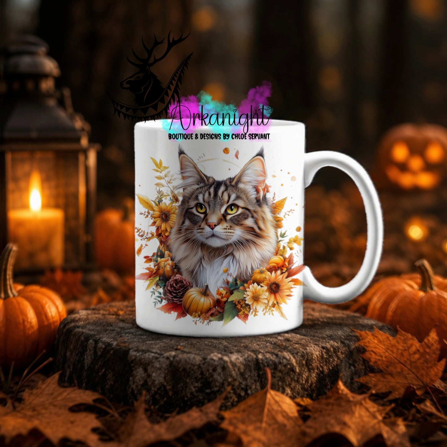 Numérique - Tasse en céramique - Collection Automne ♡ Chat - 06