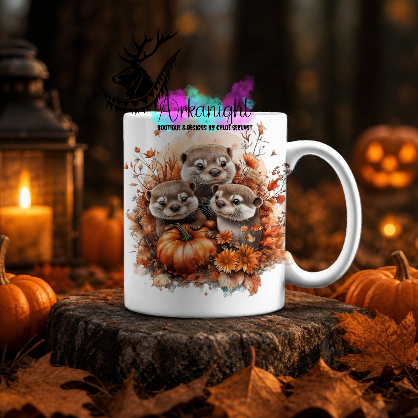 Numérique - Tasse en céramique - Collection Automne ♡ Loutre