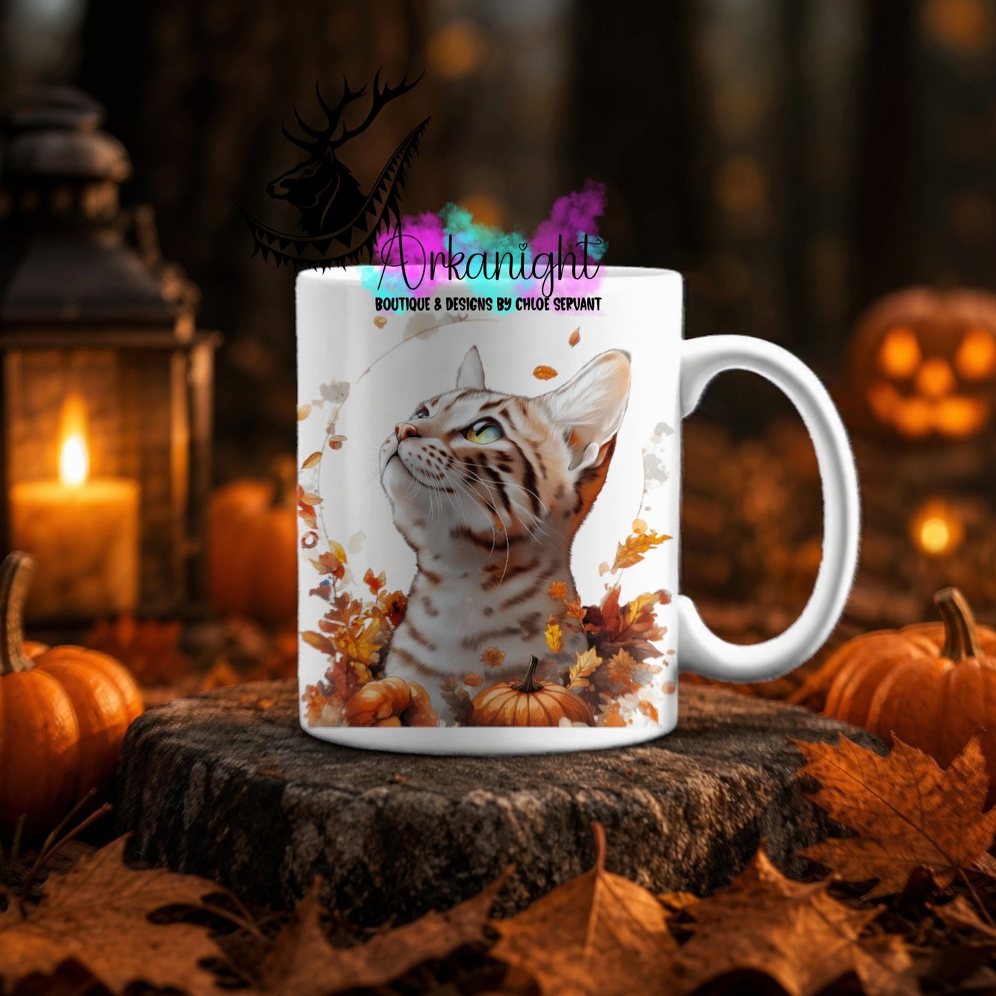 Numérique - Tasse en céramique - Collection Automne ♡ Chat - 03
