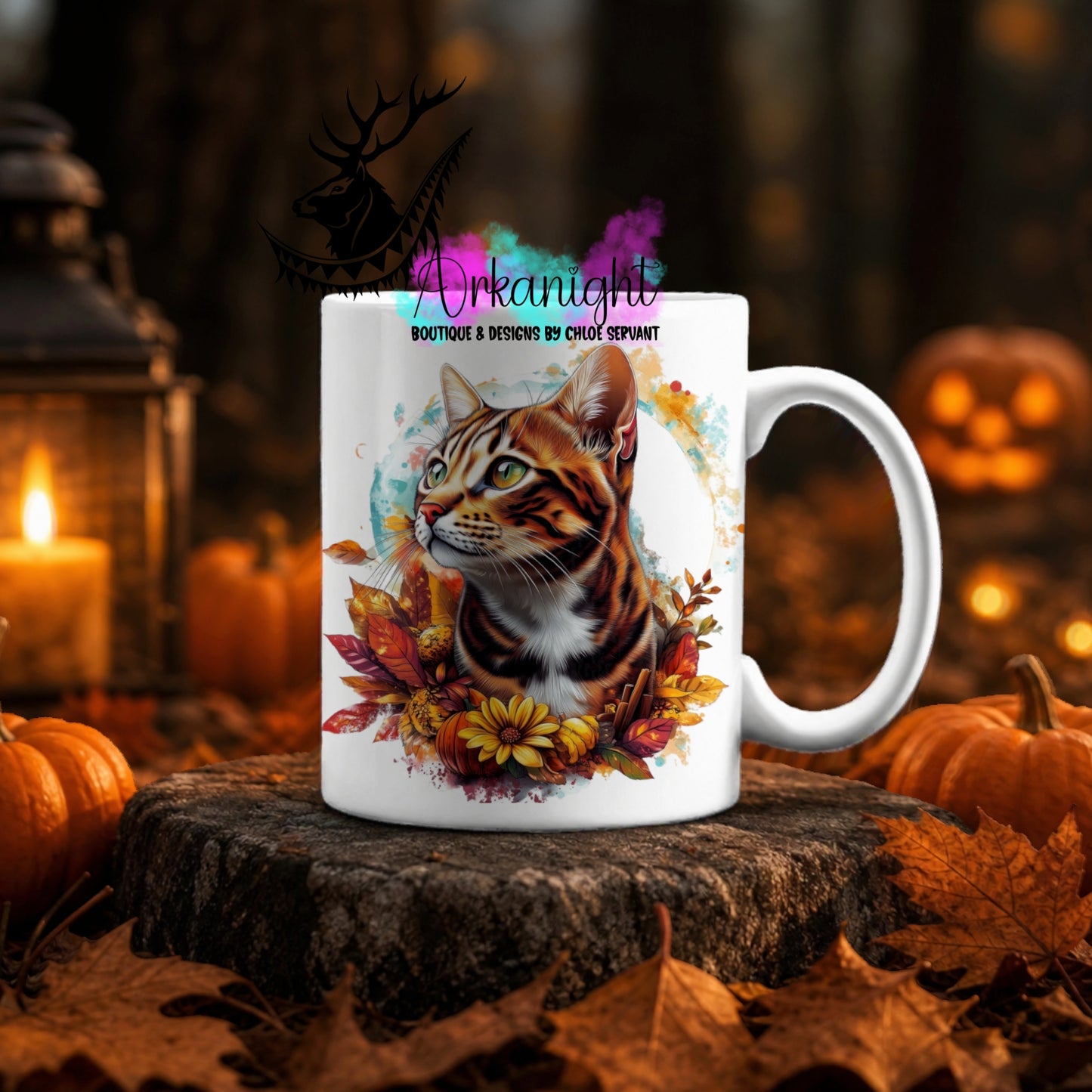 Numérique - Tasse en céramique - Collection Automne ♡ Chat - 01