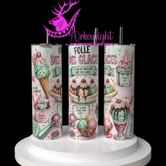 Gourde sur commande - Collection Occupation & Passion - Folle des Glaces