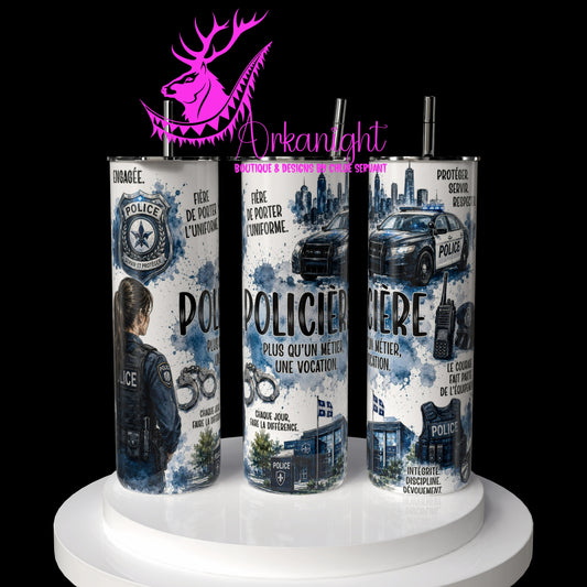 Gourde sur commande - Collection Occupation & Passion - Policière
