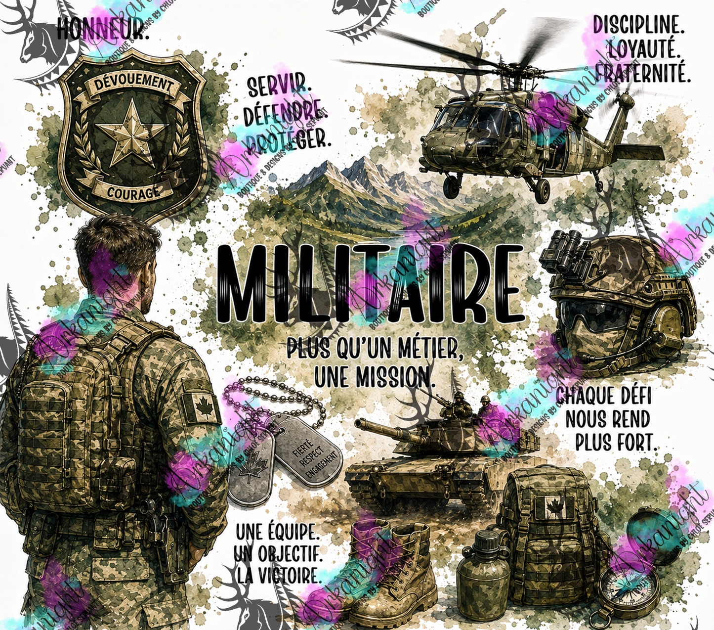 Numérique - Collection Occupation & Passion - Militaire Masculin