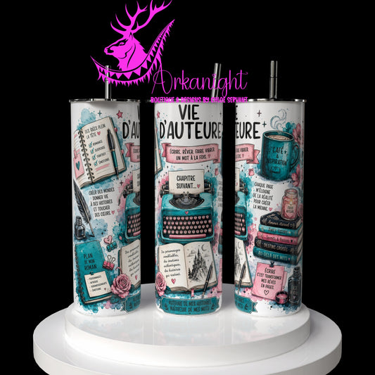 Gourde sur commande - Collection Occupation & Passion - Vie d'Auteure