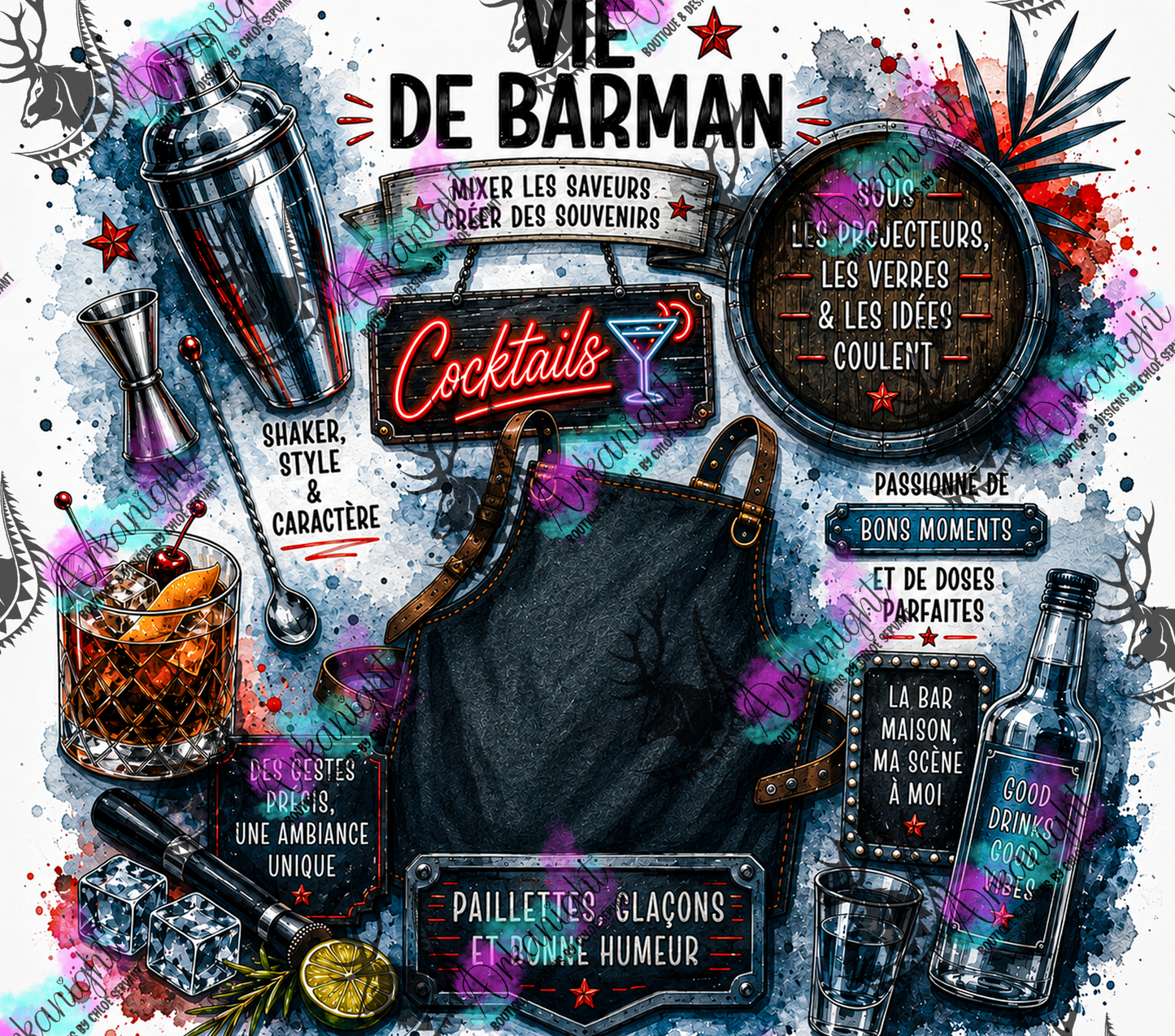 Numérique - Collection Occupation & Passion - Vie de Barman