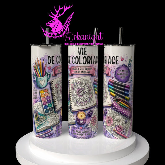 Gourde sur commande - Collection Occupation & Passion - Vie de Coloriage