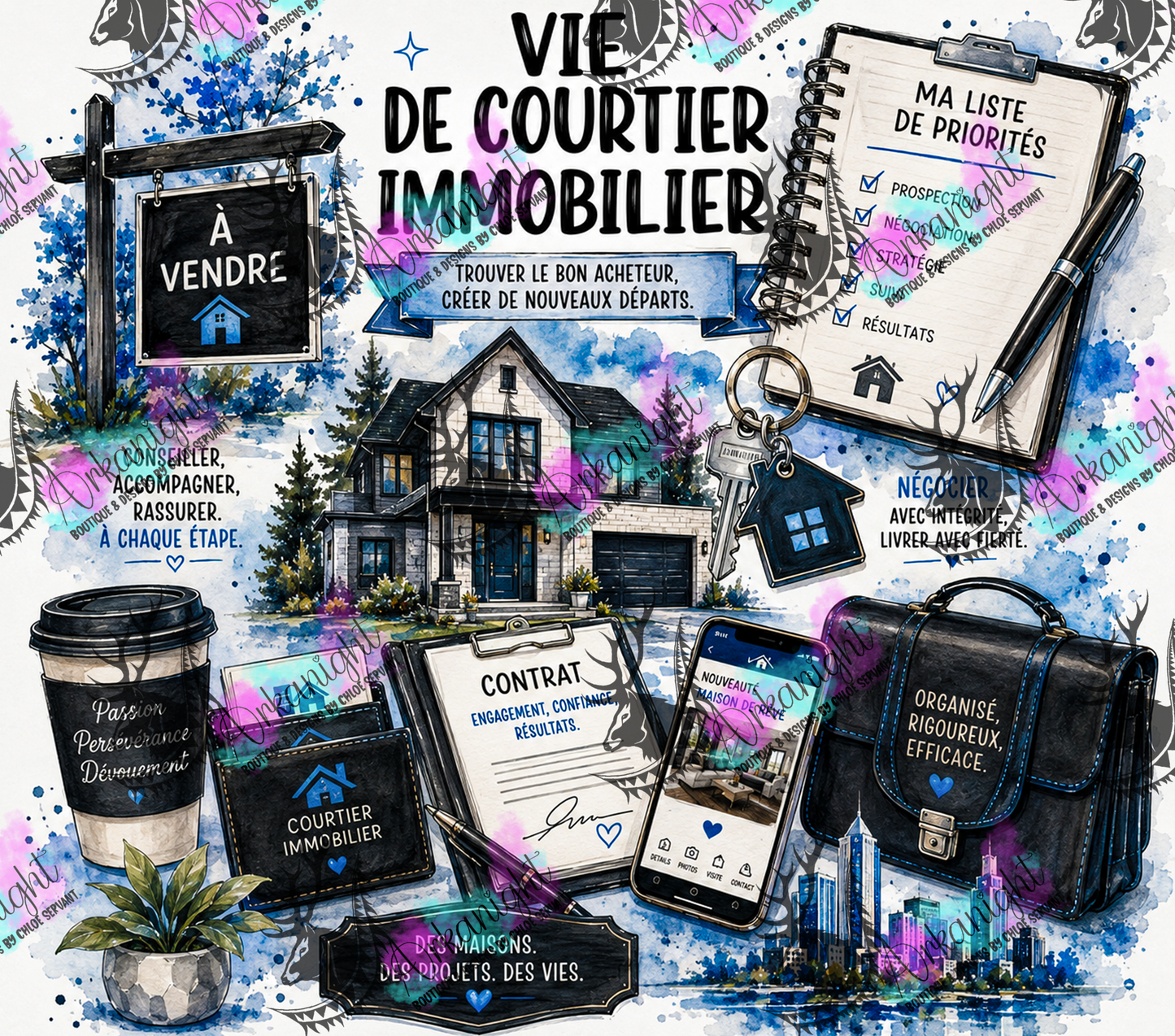 Numérique - Collection Occupation & Passion - Vie de courtier immobilier