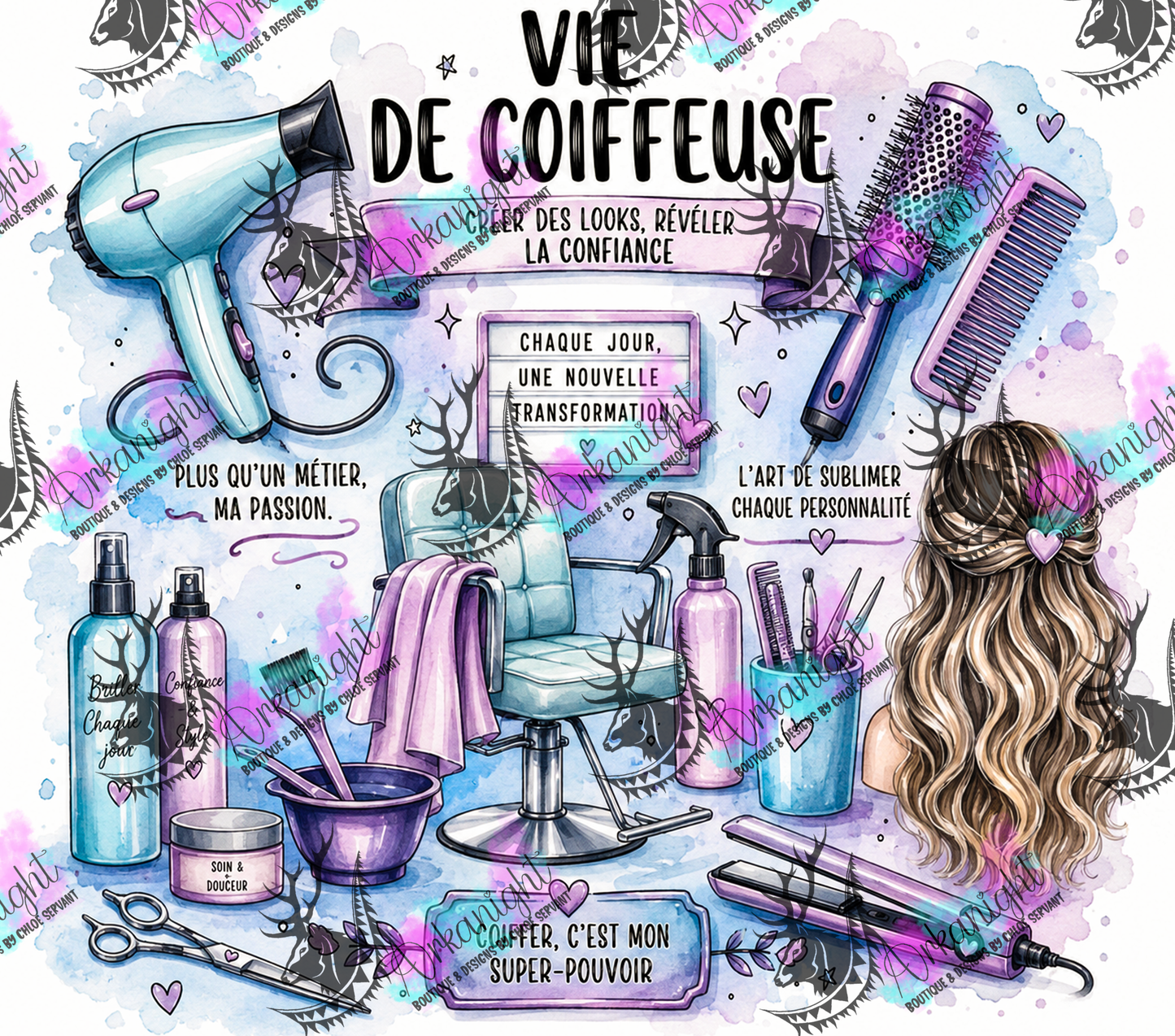 Numérique - Collection Occupation & Passion - Vie de Coiffeuse