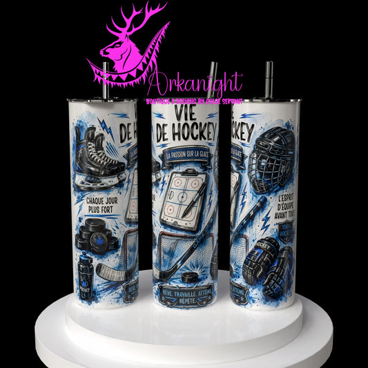 Gourde sur commande - Collection Occupation & Passion - Vie de Hockey