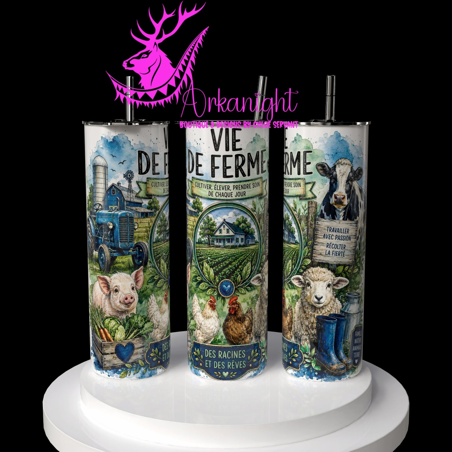 Gourde sur commande - Collection Occupation & Passion - Vie de Ferme