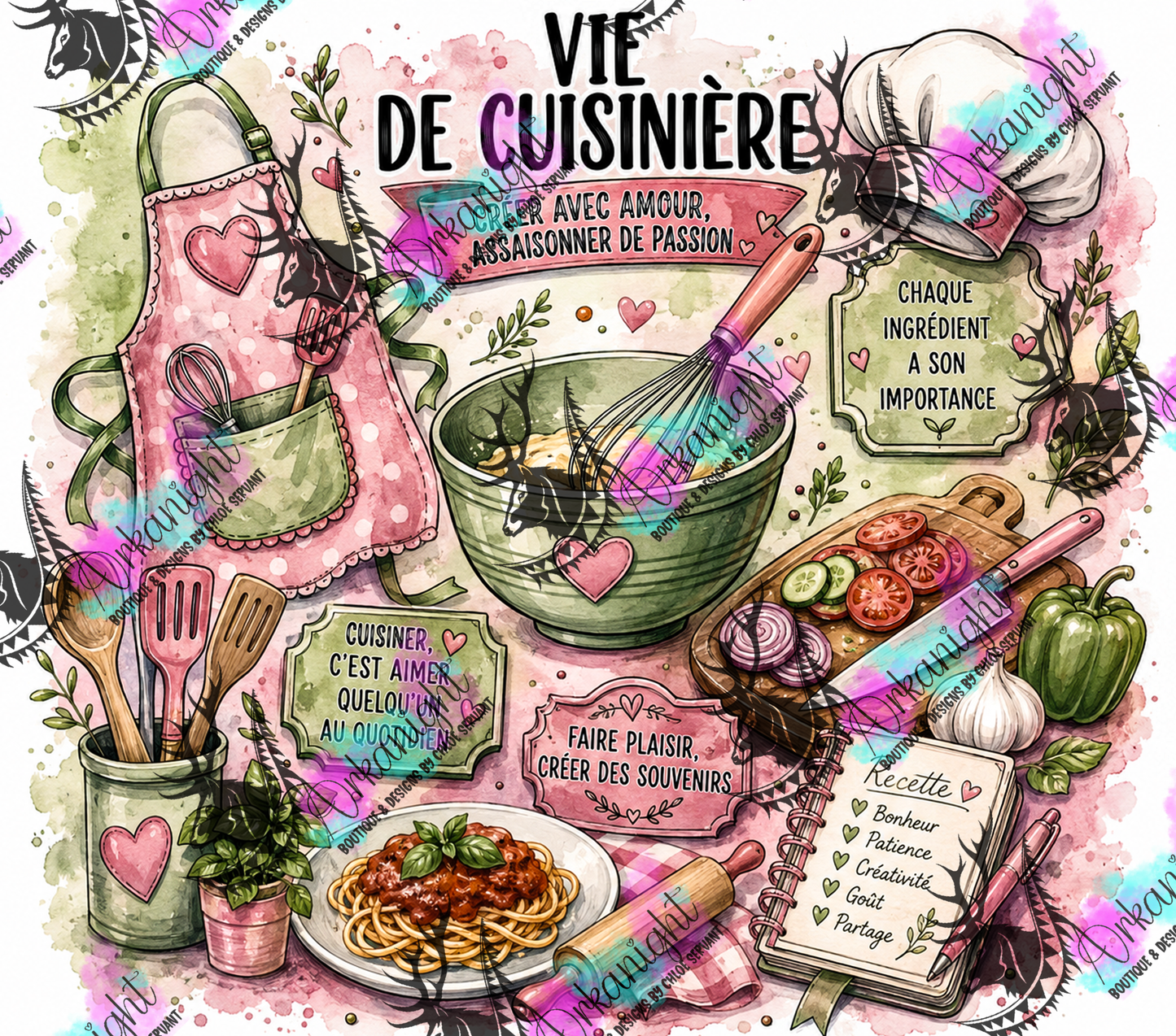 Numérique - Collection Occupation & Passion - Vie de Cuisinière