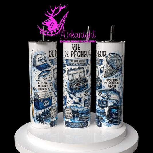 Gourde sur commande - Collection Occupation & Passion - Vie de Pêcheur