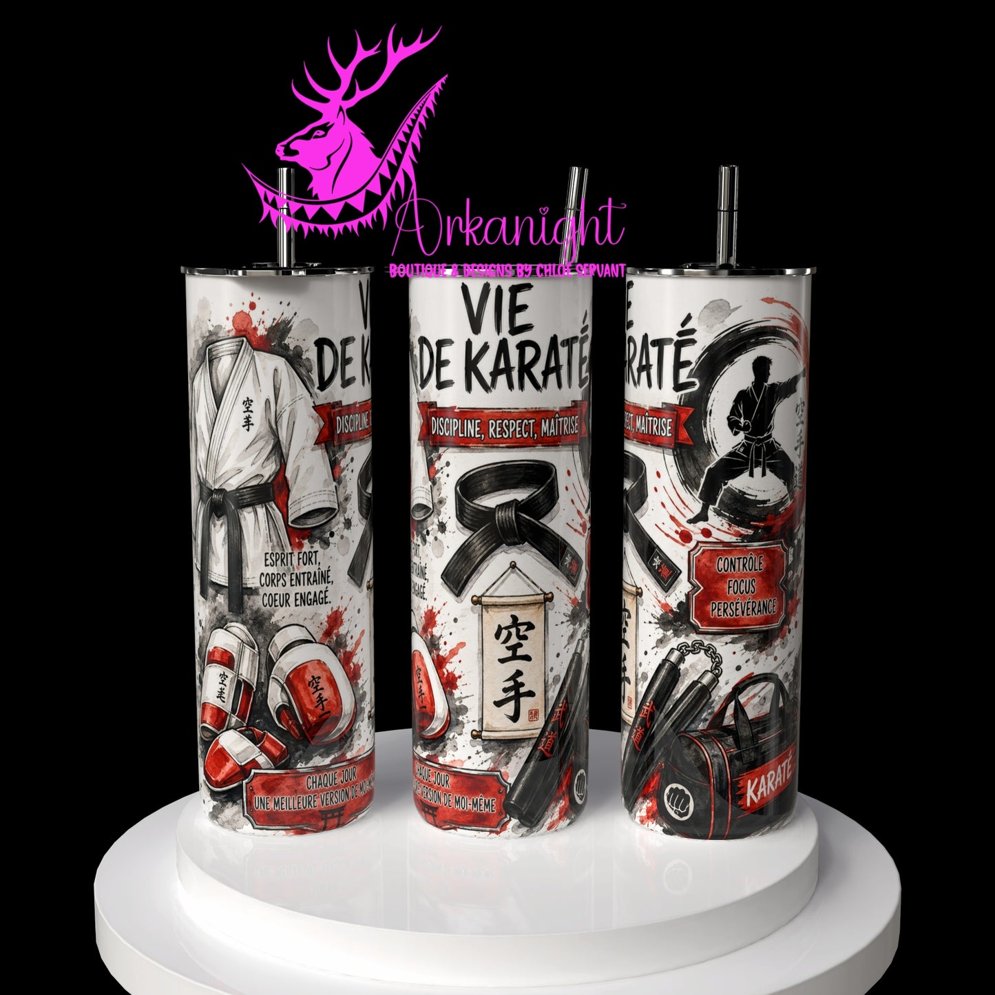 Gourde sur commande - Collection Occupation & Passion - Vie de Karaté