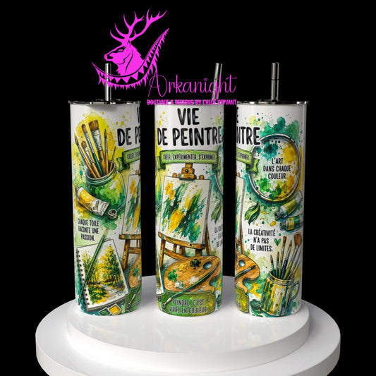 Gourde sur commande - Collection Occupation & Passion - Vie de Peintre