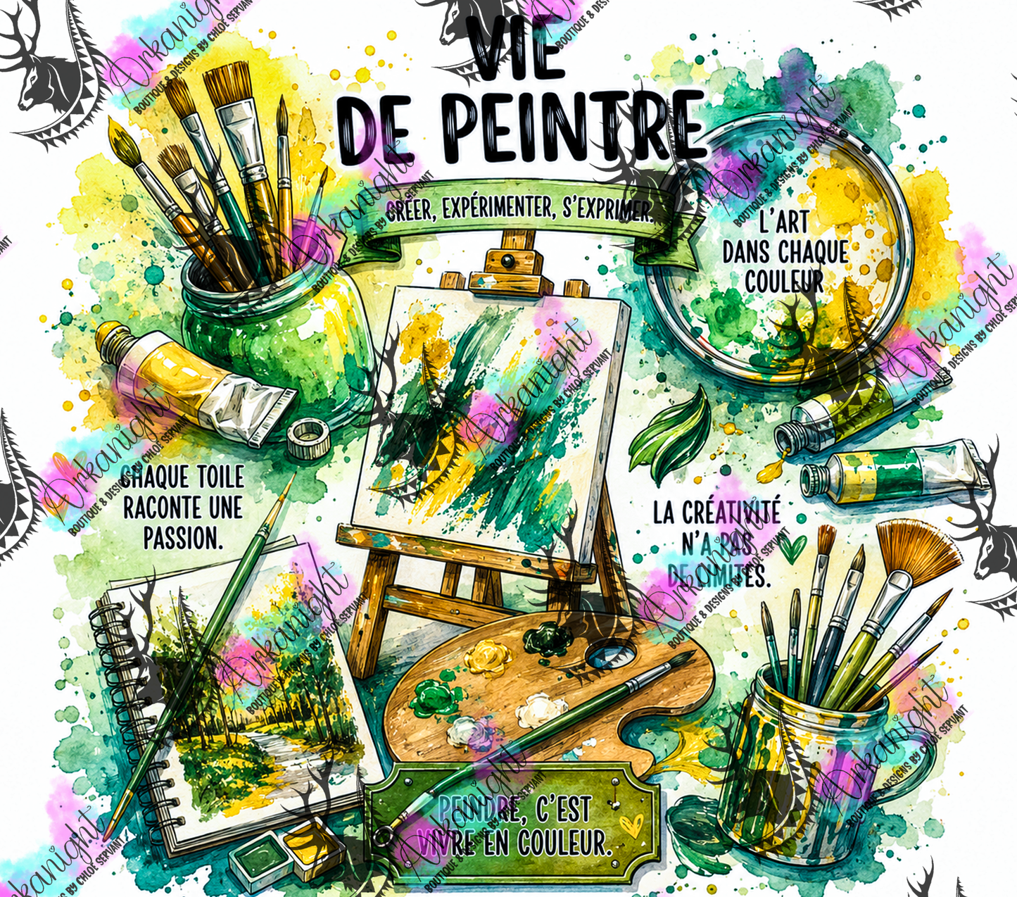 Numérique - Collection Occupation & Passion - Vie de Peintre