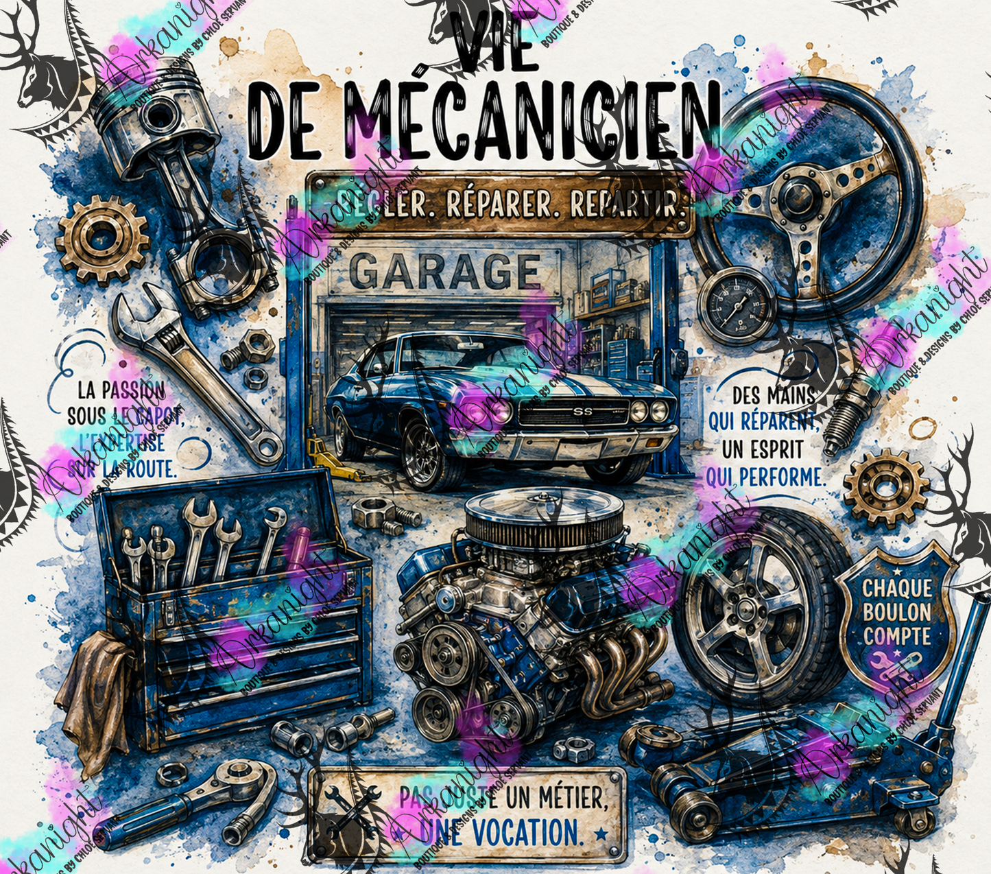 Numérique - Collection Occupation & Passion - Vie de Mécanicien