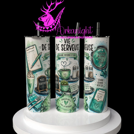 Gourde sur commande - Collection Occupation & Passion - Vie de Serveuse
