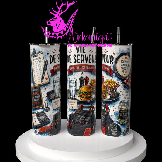Gourde sur commande - Collection Occupation & Passion - Vie de Serveur