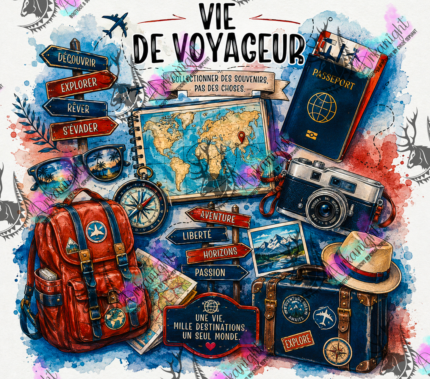 Numérique - Collection Occupation & Passion - Vie de Voyageur