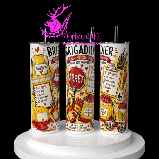 Gourde sur commande - Collection Occupation & Passion - Brigadier