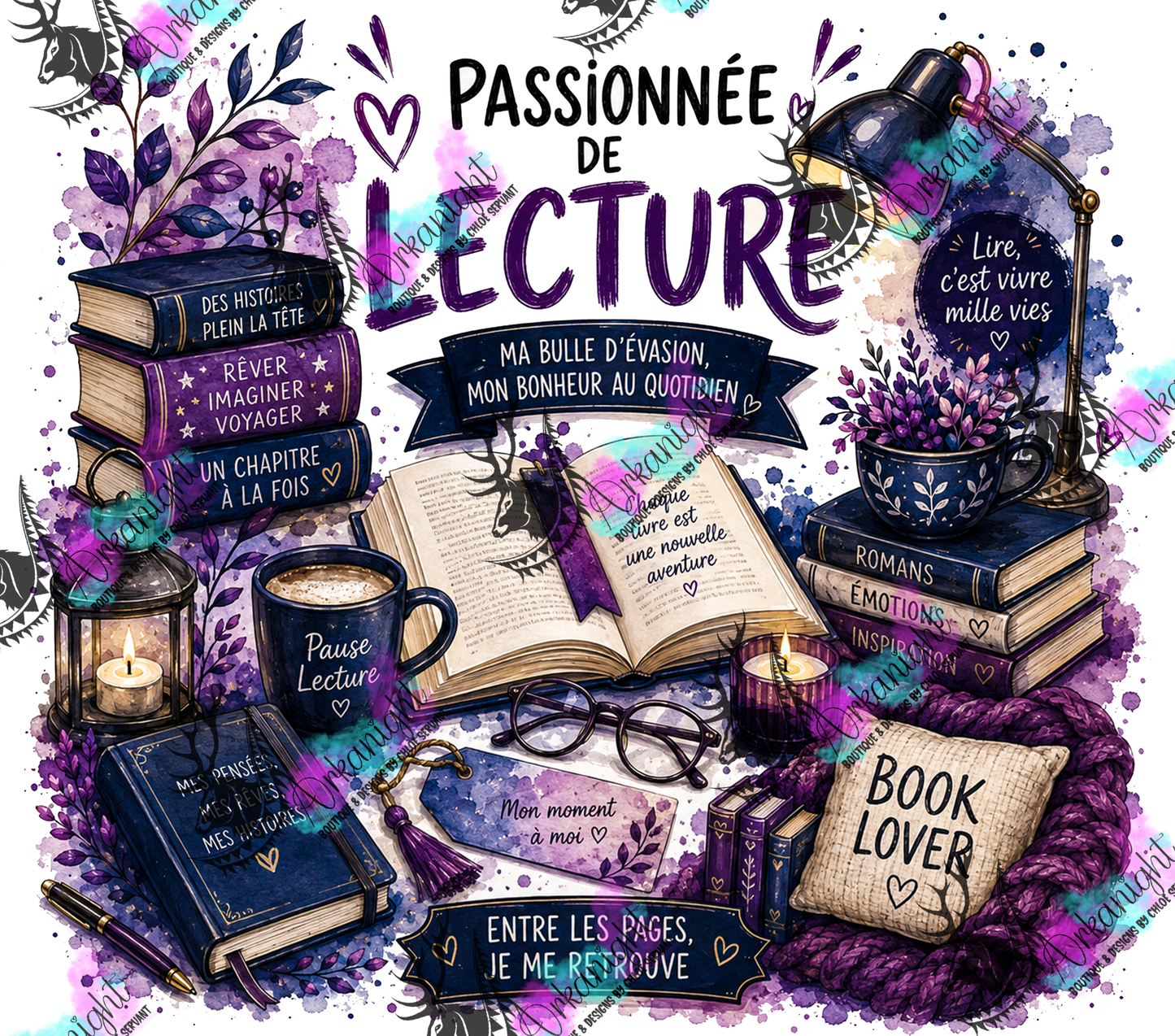 Numérique - Collection Occupation & Passion - Passionnée de lecture