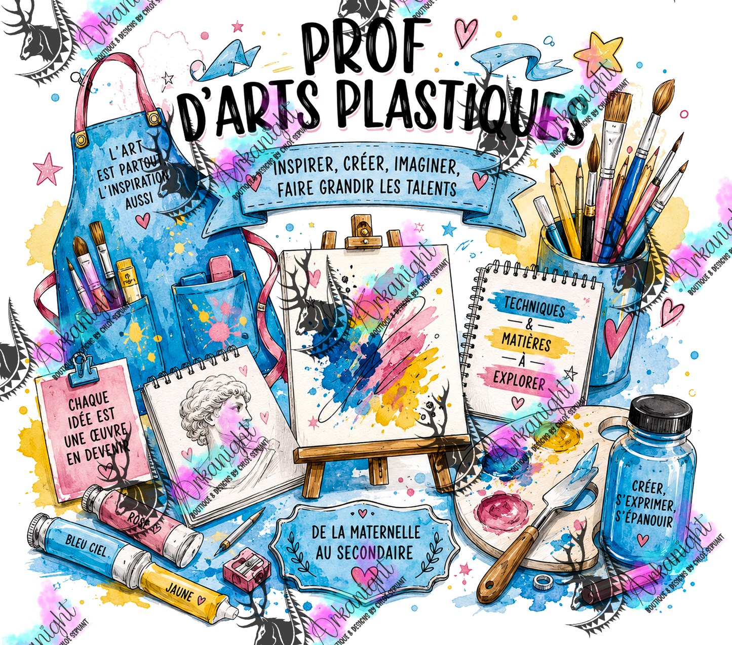 Numérique - Collection Occupation & Passion - Prof d'arts plastiques