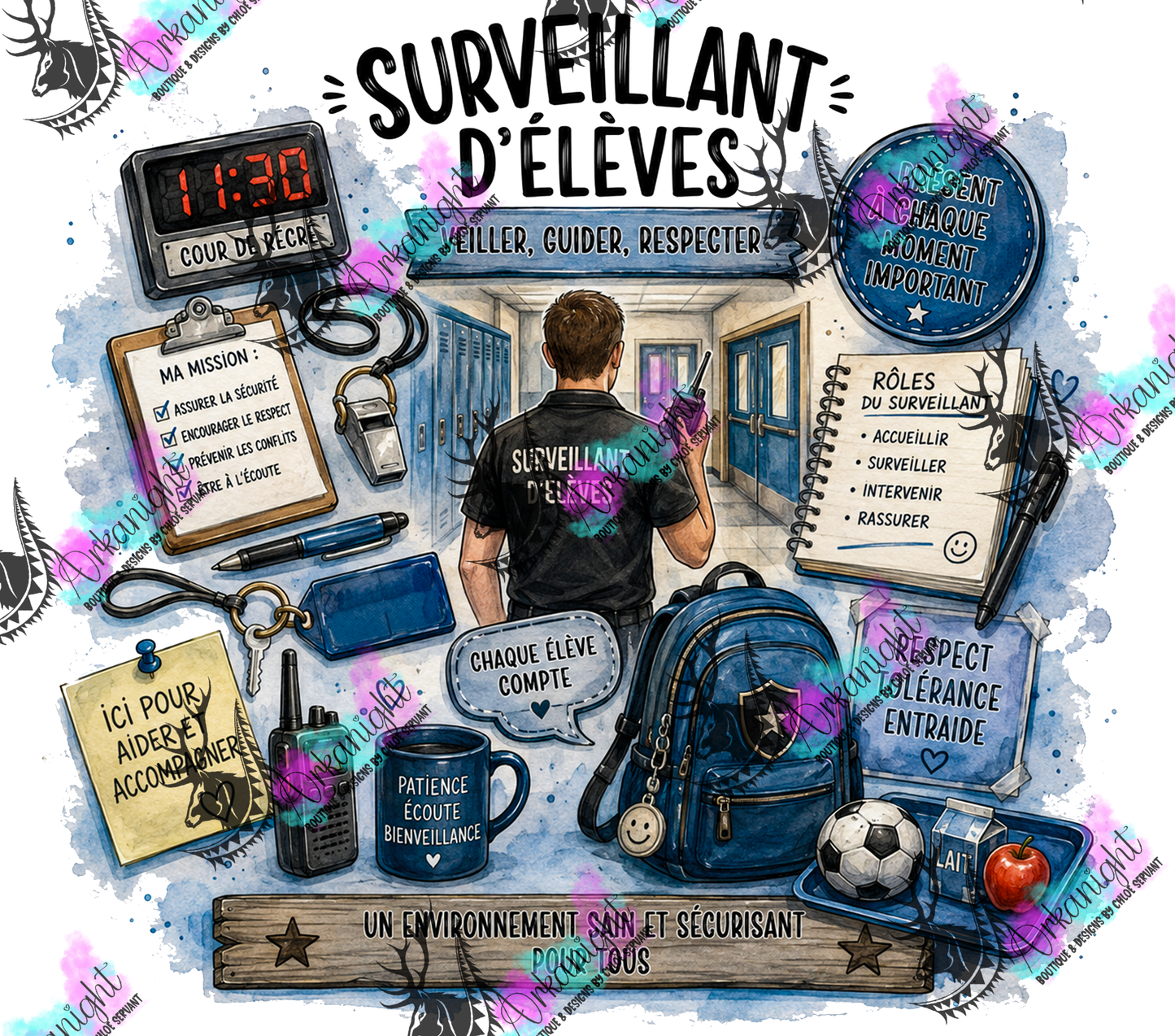 Numérique - Collection Occupation & Passion - Surveillant d'élèves