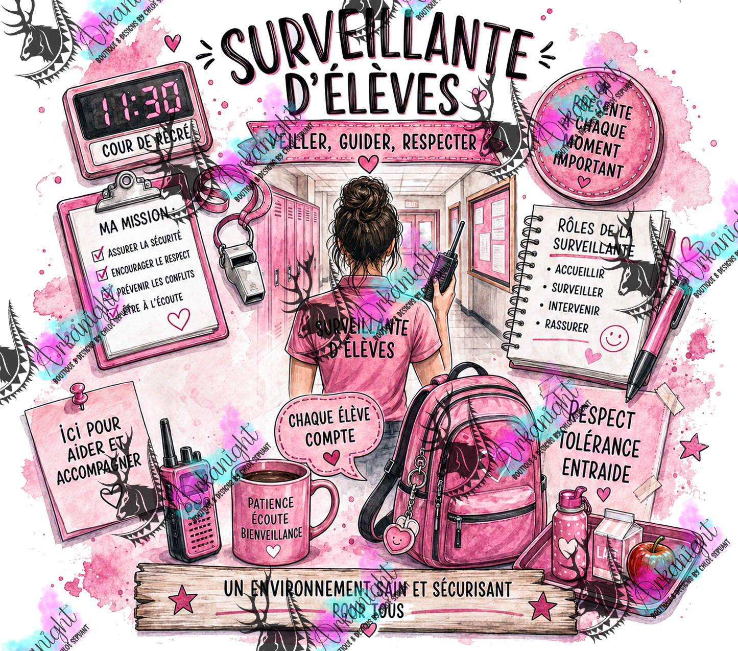Numérique - Collection Occupation & Passion - Surveillante d'élèves
