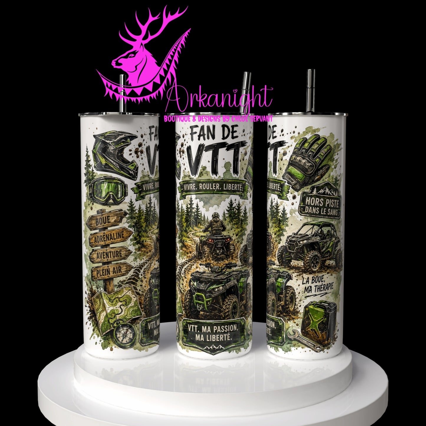Gourde sur commande - Collection Occupation & Passion - VTT